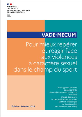 Vadémecum Prévention violences sexuelles - Mieux repérer et réagir face aux violences